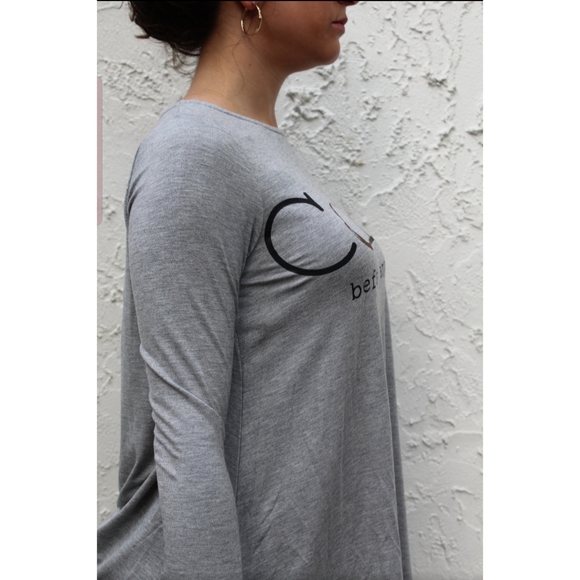 Coffee Before Anything Long Sleeve Graphic Tshirt - Picture 4 of 4